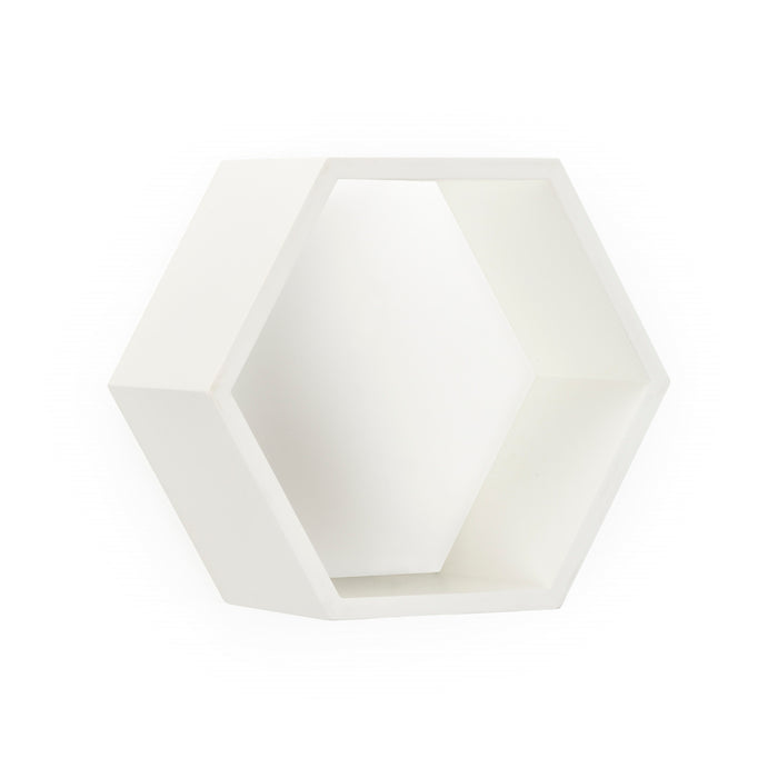 Chelsea House Honeycomb Wall Box - White