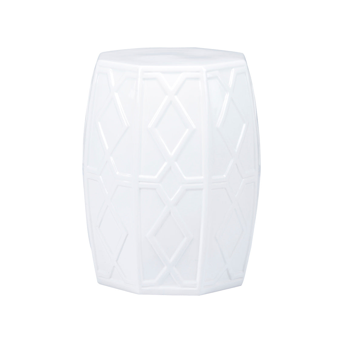 Chelsea House Andreu Garden Stool - White