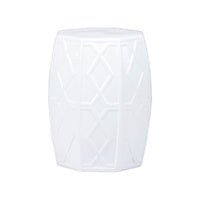 Chelsea House Andreu Garden Stool - White