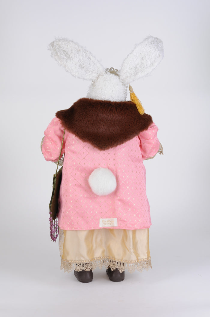 Karen Didion Pink Coat Victorian Bunny
