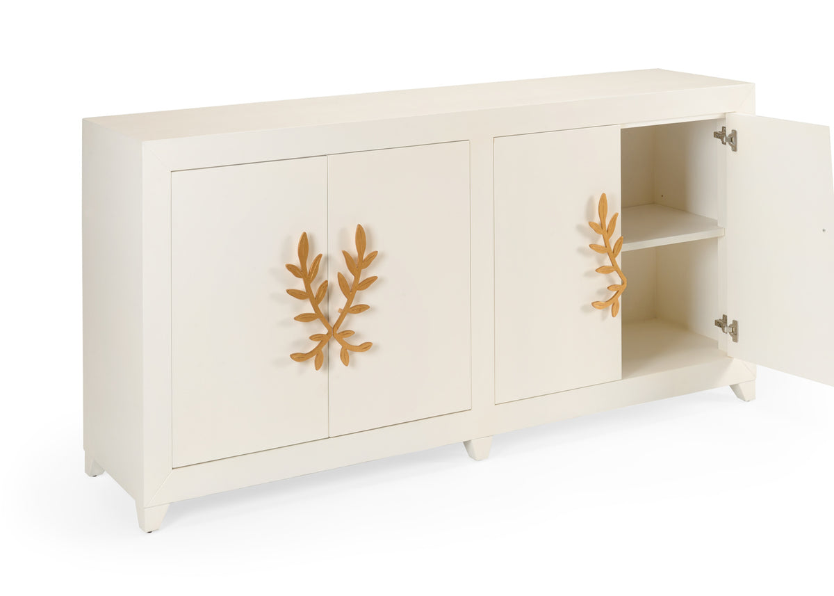 Chelsea House Longleaf Cabinet - White