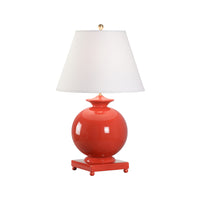Chelsea House Opus Ceramic Lamp - Red