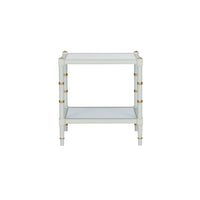 Chelsea House Conner Cane End Table - Gray