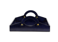 Chelsea House Leather Tray - Midnight Blue