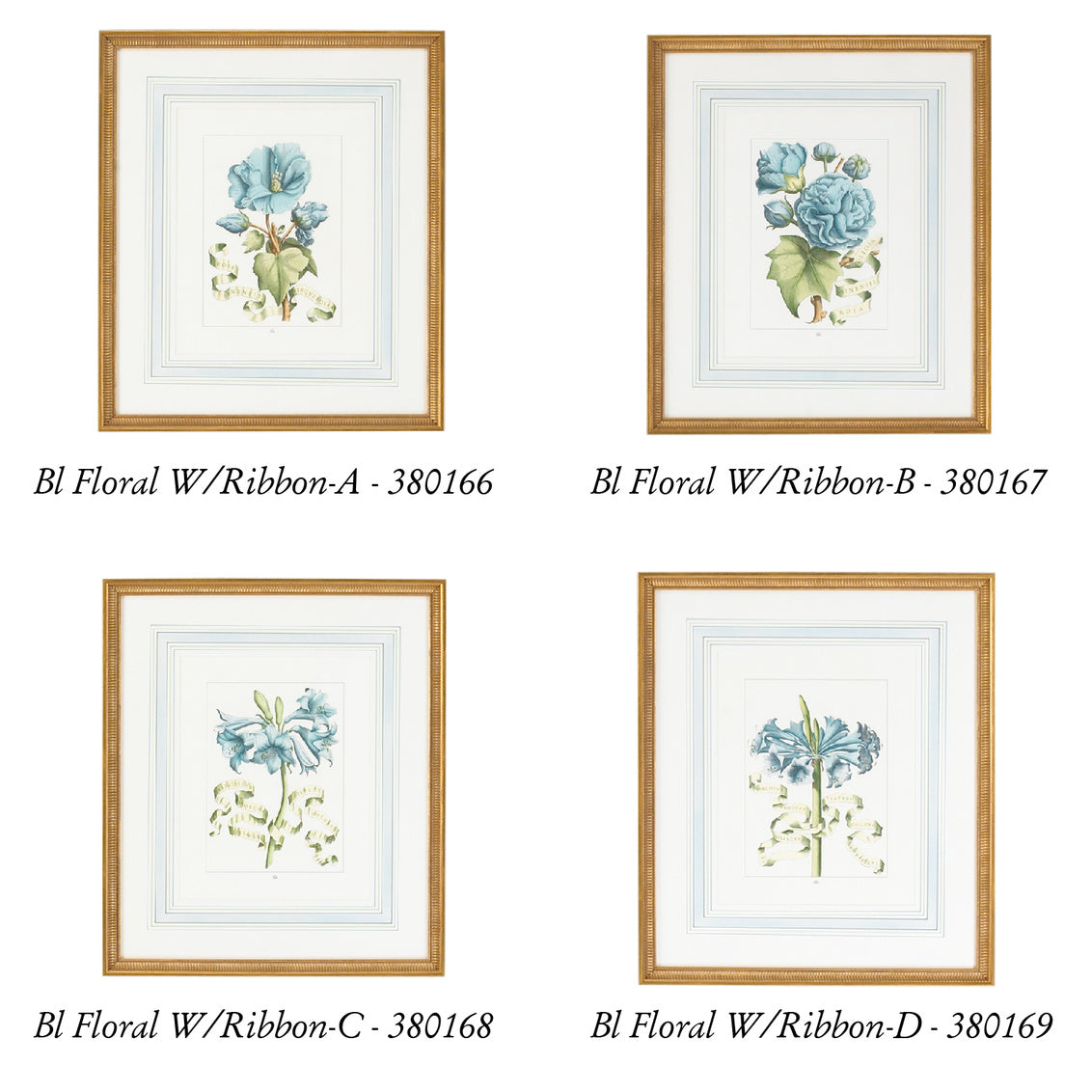 Chelsea House Bl Floral W/Ribbon-C