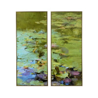 Chelsea House Light on Lily Pond