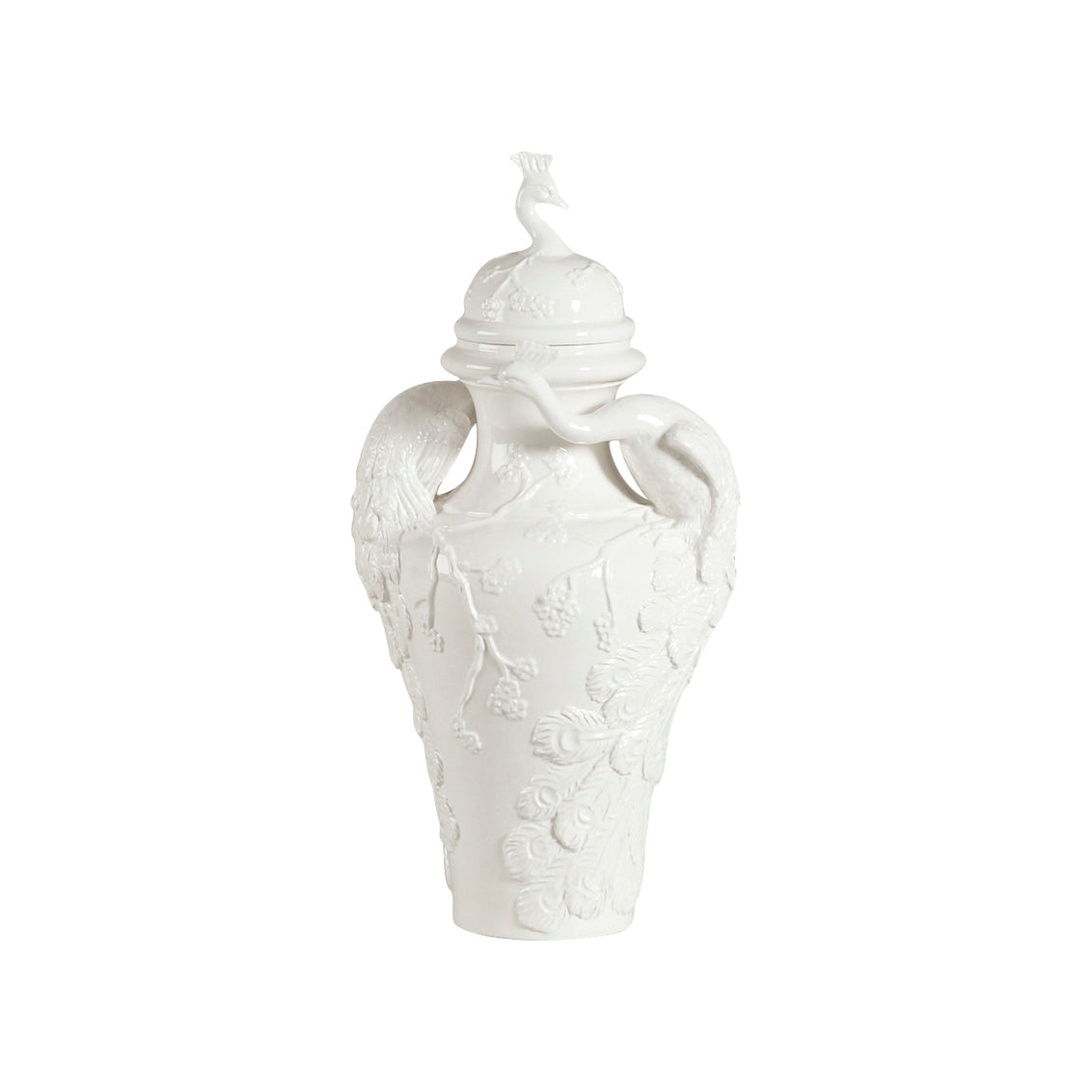 Chelsea House Peacock Ceramic Urn
