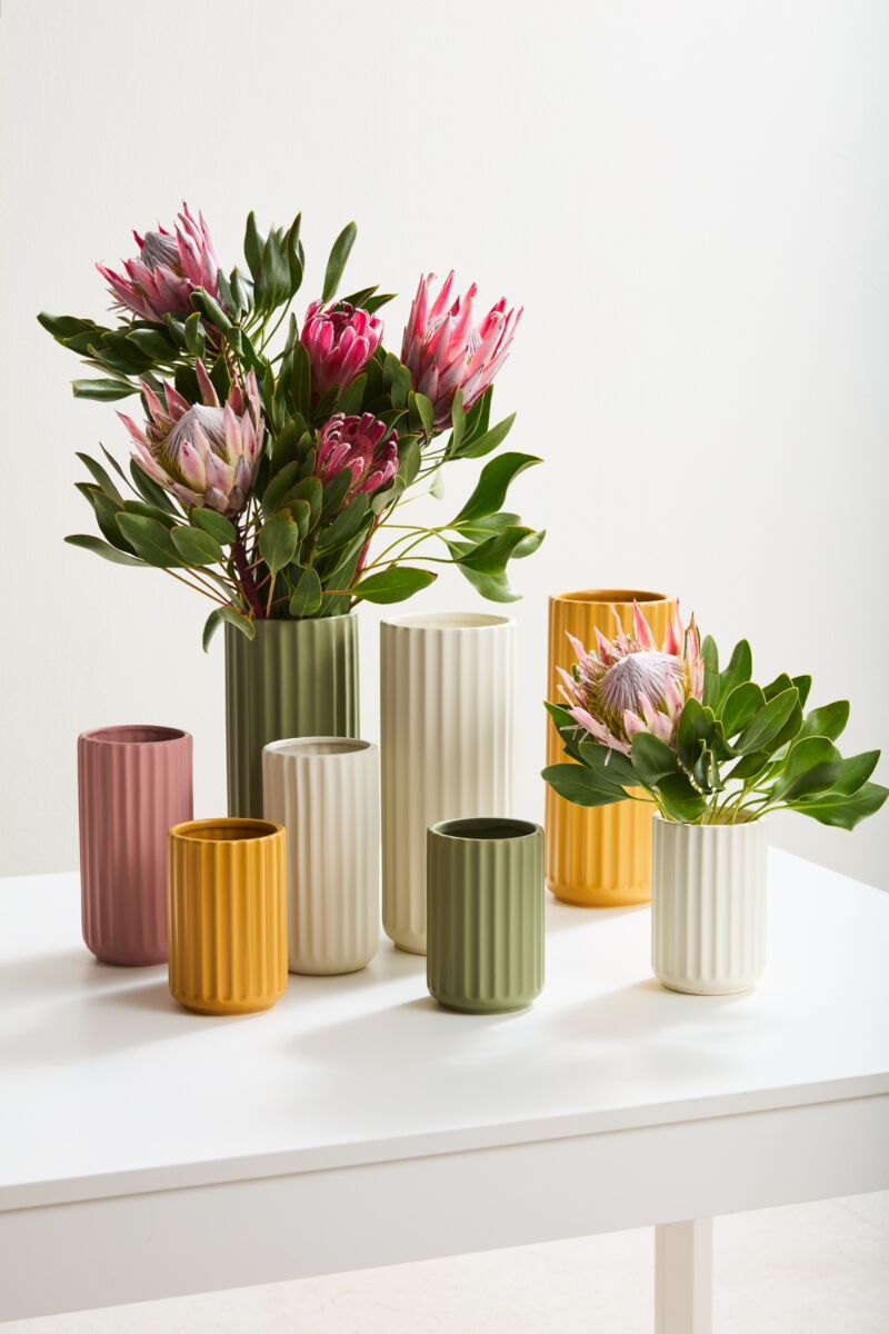 Design Shop Beam Vase 4"x 8", Set of 2