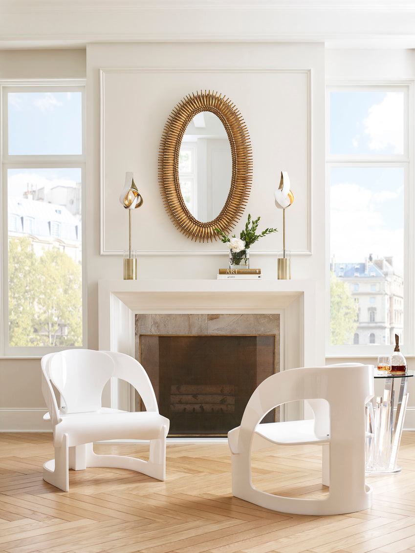 Wildwood Beverly Grove Acrylic Chair - White