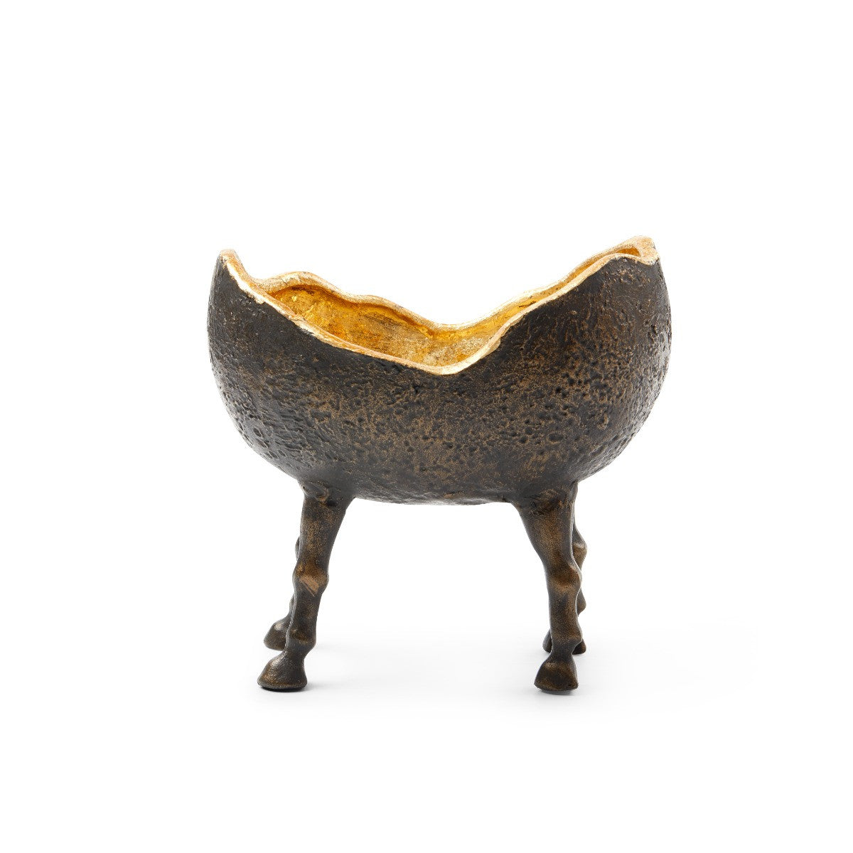 Villa & House Belmont Bowl, Bronze and Gold Leaf