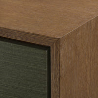 Villa & House Berkeley 3-Drawer Side Table, Deep Olive