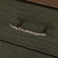 Villa & House Berkeley 3-Drawer Side Table, Deep Olive