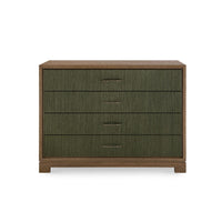 Villa & House Berkeley Large 4-Drawer, Deep Olive