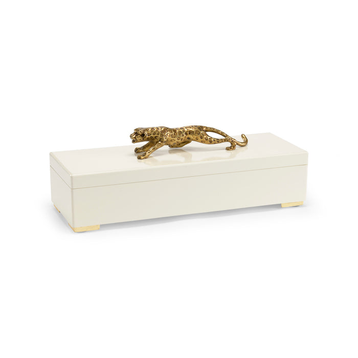 Chelsea House Cheetah Box - Cream