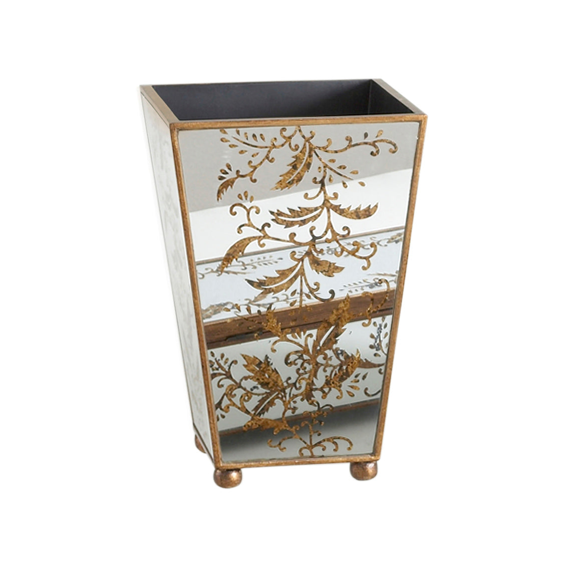 Chelsea House Madison Mirrored Wastebasket