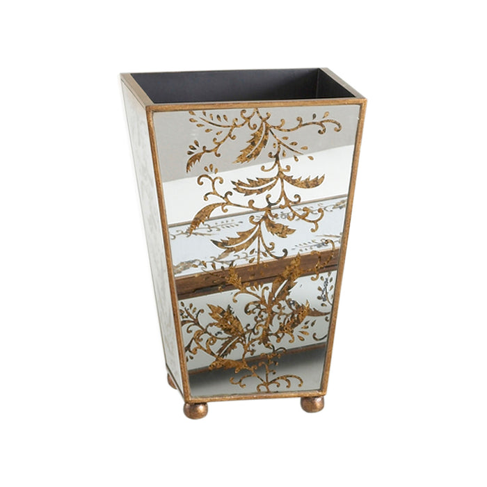 Chelsea House Madison Mirrored Wastebasket