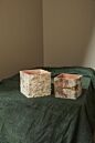 Design Shop Birch Square Pot 4.75"x 4.75"
