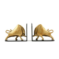 Villa & House Bisoni Bookends (Pair), Gold Leaf