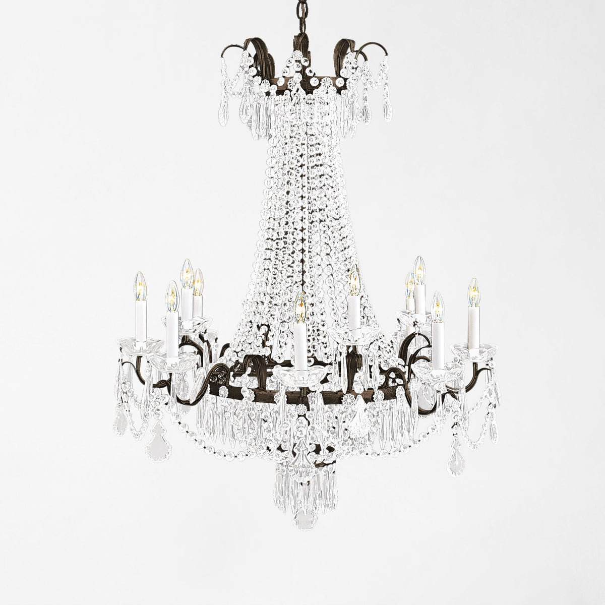 PRIMAVERA gold chandelier