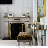 STELLA brass fire screen