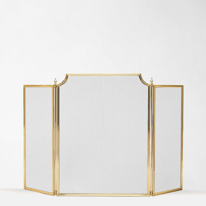 STELLA brass fire screen
