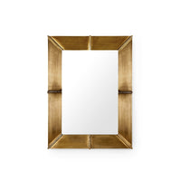 Villa & House Brea Mirror, Antique Brass