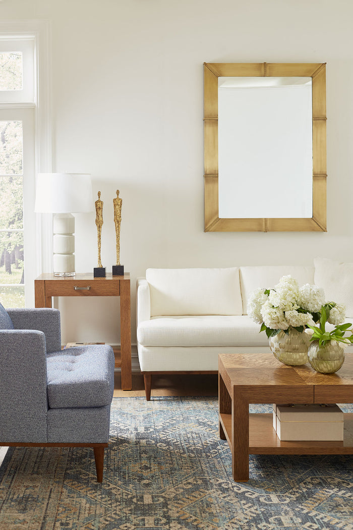 Villa & House Brea Large Mirror, Antique Brass