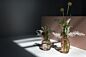 Design Shop Brielle Budvase 2.75"x 2"x 5.75", Set of 2