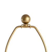 Villa & House Bruno Lamp with Shade 14-inch White Linen, with Nickel, Antique Brass