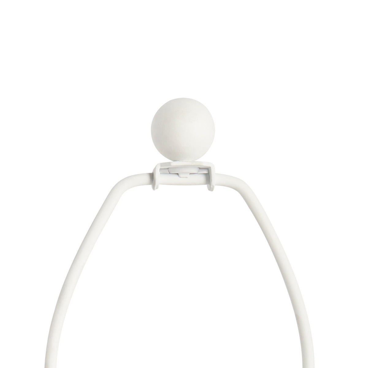 Villa & House Bruno Lamp with Shade 14-inch White Linen, with Nickel, Plaster White