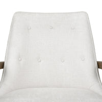 Villa & House Bastian Lounge Chair, Driftwood and Frosted Alabaster