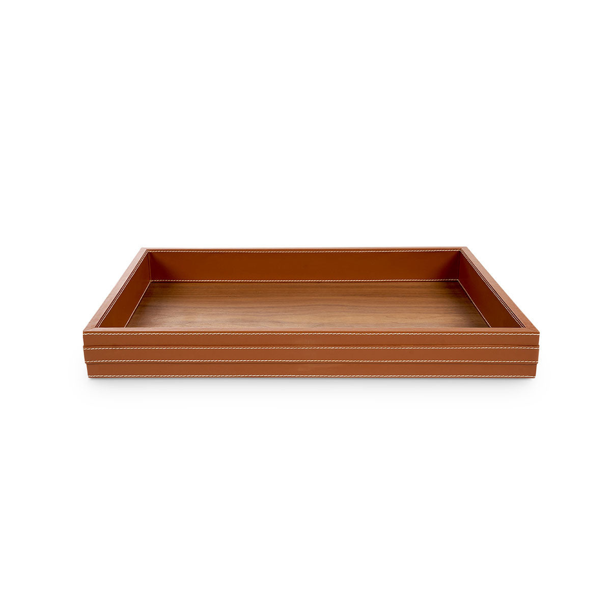 Villa & House Buckley Rectangular Serving Tray, Tan