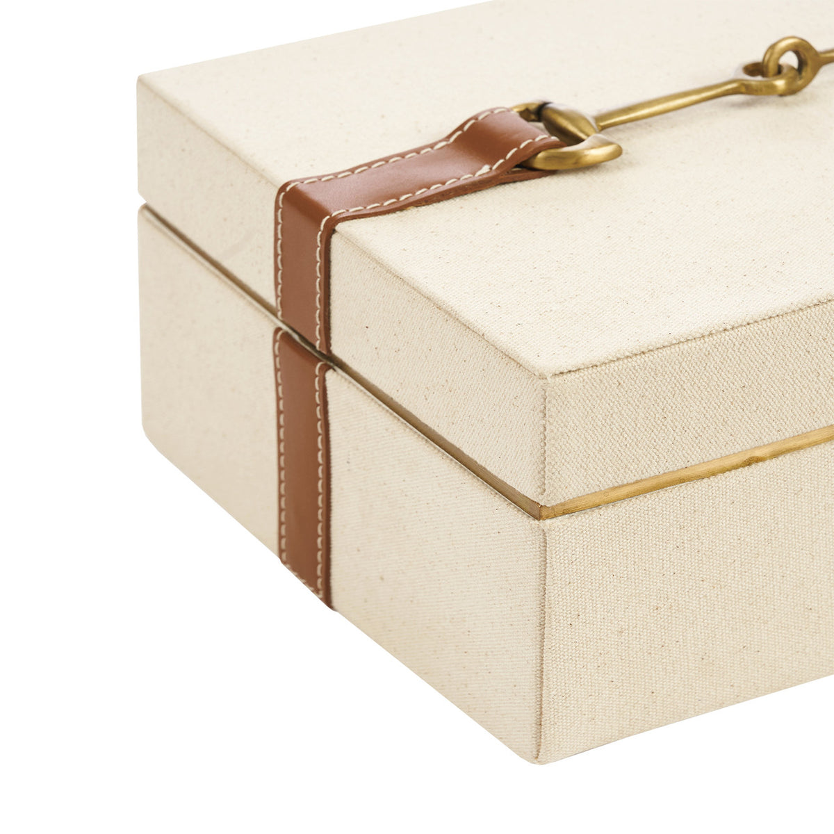 Villa & House Buckley Rectangular Box, Tan