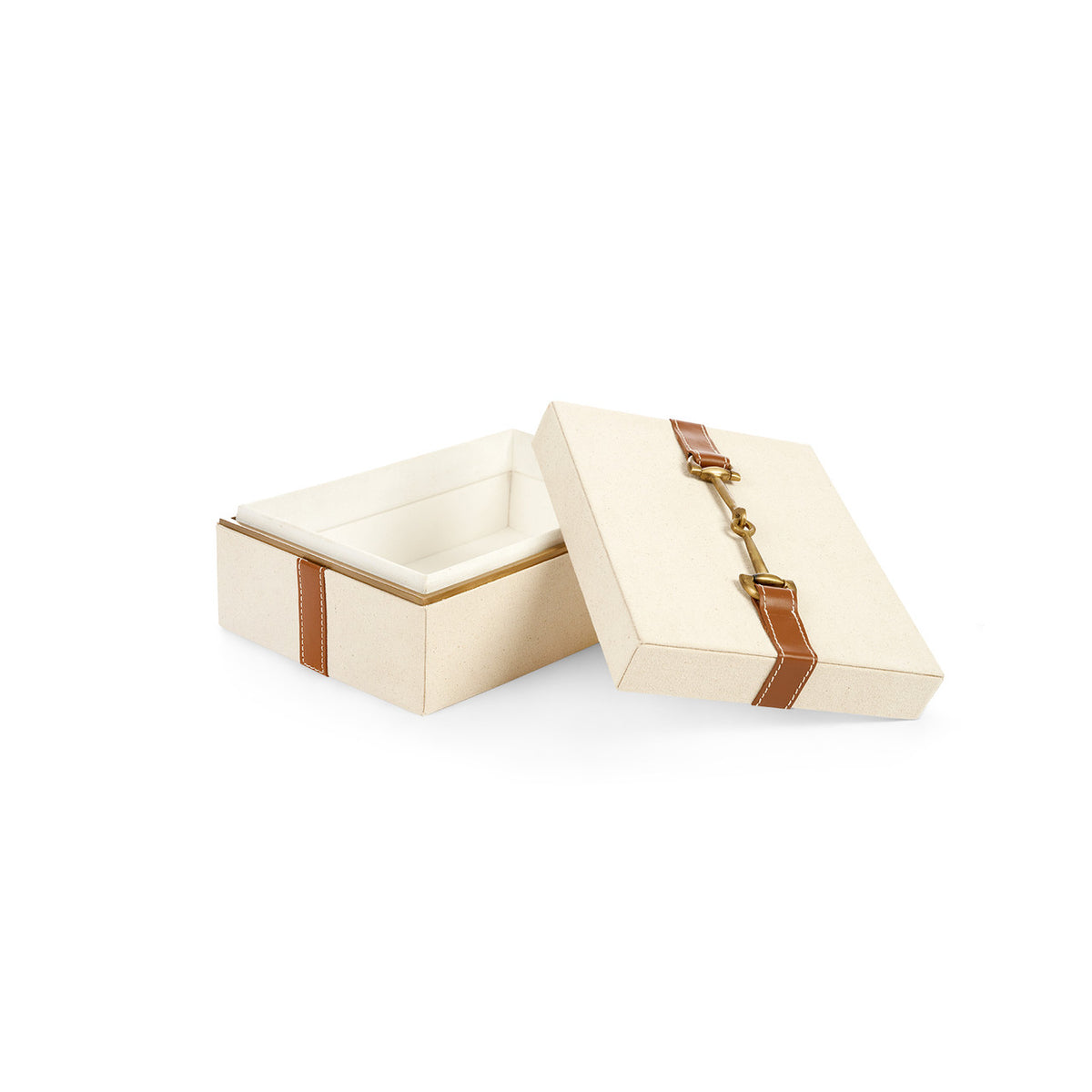 Villa & House Buckley Rectangular Box, Tan