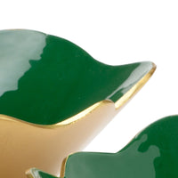 Chelsea House Emerald Enameled Bowls (S3)