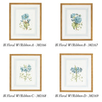 Chelsea House Bl Floral W/Ribbon-B