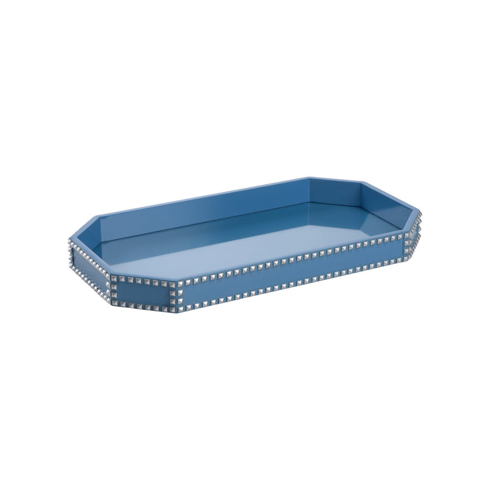 Chelsea House Chic Studded Tray - Blue