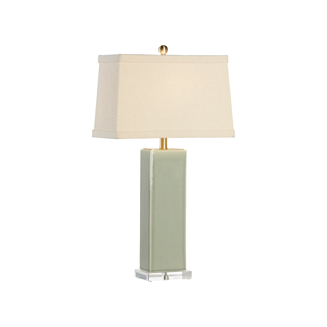 Chelsea House Becker Vase Lamp - Green