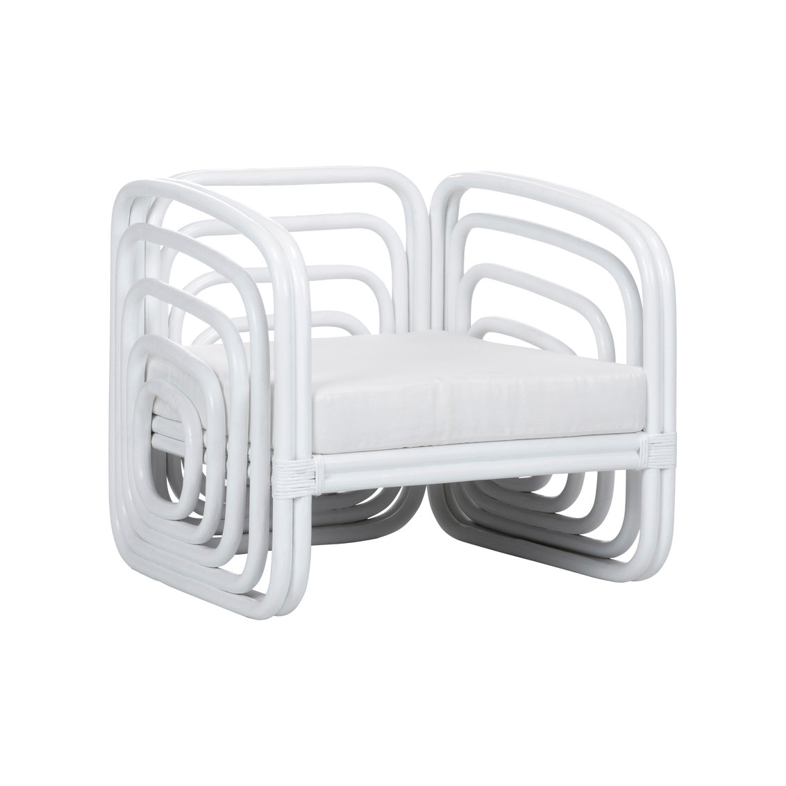 Wildwood Waterfall Tub Chair - White