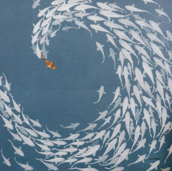 Whirlpool Framed Wall Art