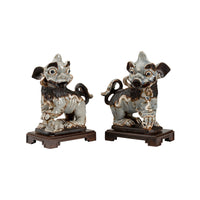Chelsea House Chinese Dogs - Blue (Pr)