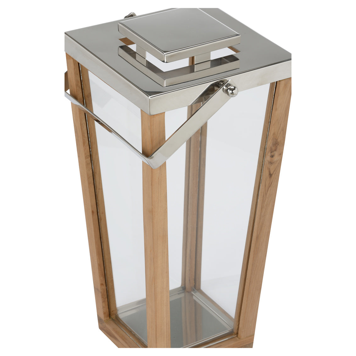 Wildwood Lanai Teak and Glass Hurricane - SM