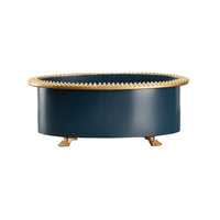 Chelsea House Pie Crust Cachepot - Navy (Sm)