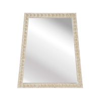 Chelsea House Trapezoid Mirror - Whitewash