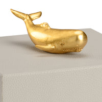 Chelsea House Whale Handle Box - Gray