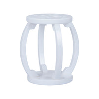 Chelsea House Lucite Garden Stool - White