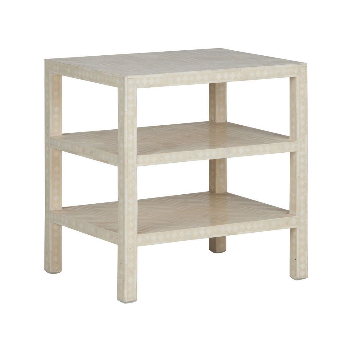 Chelsea House Leaf Inlay Side Table