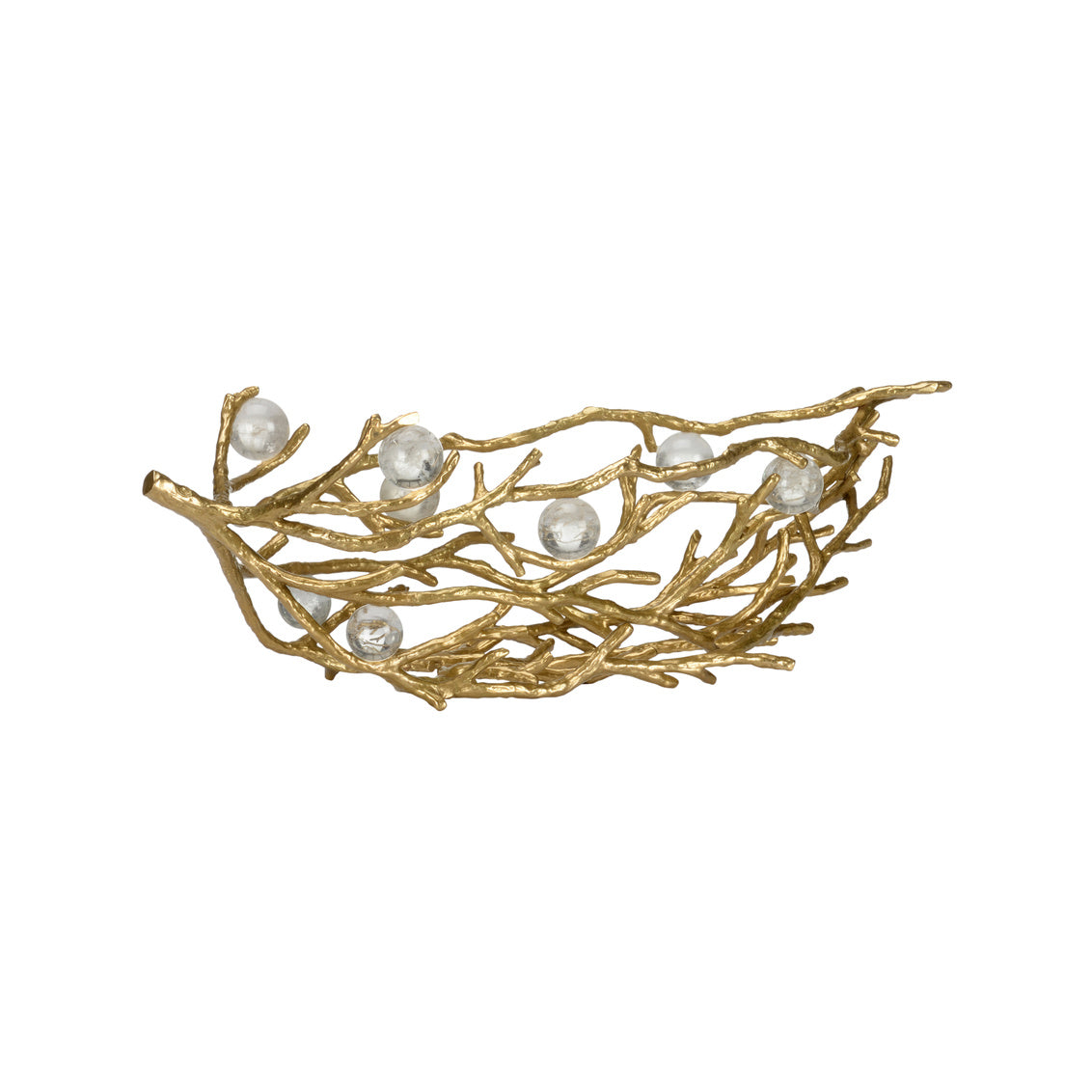 Chelsea House Open Twig and Crystal Balls Bowl