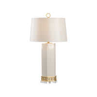 Chelsea House Miriam Table Lamp - White