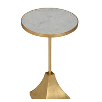 Chelsea House Essex Drinks Table - White Marble